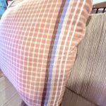 画像7: 昭和レトロ　クッションカバー　座布団カバー　55×59　優しいカラーのチェック　1枚 (7)