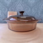 画像2: vision テーブルビジョン　ガラス鍋　1ℓ　corning usa iwaki france 卓上鍋　 (2)