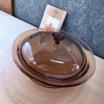 画像3: vision テーブルビジョン　ガラス鍋　1ℓ　corning usa iwaki france 卓上鍋　 (3)