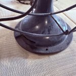 画像5: 昭和レトロな鉄製の扇風機　KDK　ジャンク　映画やドラマの撮影小道具　インテリアに！ (5)