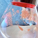 画像9: Pyrex　パイレックス　ティー＆コーヒーポットフレンディIII　直火用　岩城硝子　ピンクブーケ柄　5cup　800ｍｌ (9)