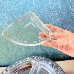 画像4: 回転式オードブルトレイ　卓上トレー　パーティっぽくお菓子やフルーツに！　ステンレス＆ガラス製 (4)