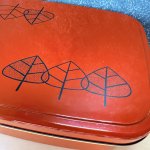 画像5: 蓋がトレーになる茶櫃　鈴木悦郎先生風イラスト　木立ち　 (5)