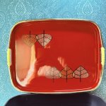 画像6: 蓋がトレーになる茶櫃　鈴木悦郎先生風イラスト　木立ち　 (6)