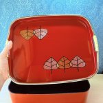 画像9: 蓋がトレーになる茶櫃　鈴木悦郎先生風イラスト　木立ち　 (9)