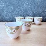 画像1: 乃りたけ常葉草　和　ノリタケ　湯飲み5組揃え　 (1)