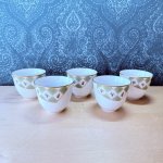 画像3: 乃りたけ常葉草　和　ノリタケ　湯飲み5組揃え　 (3)