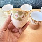 画像4: 乃りたけ常葉草　和　ノリタケ　湯飲み5組揃え　 (4)