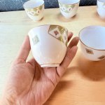 画像7: 乃りたけ常葉草　和　ノリタケ　湯飲み5組揃え　 (7)