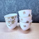 画像8: 乃りたけ常葉草　和　ノリタケ　湯飲み5組揃え　 (8)