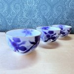 画像2: 深川製磁　湯飲み5客揃え　湯呑み茶碗　カトレア (2)