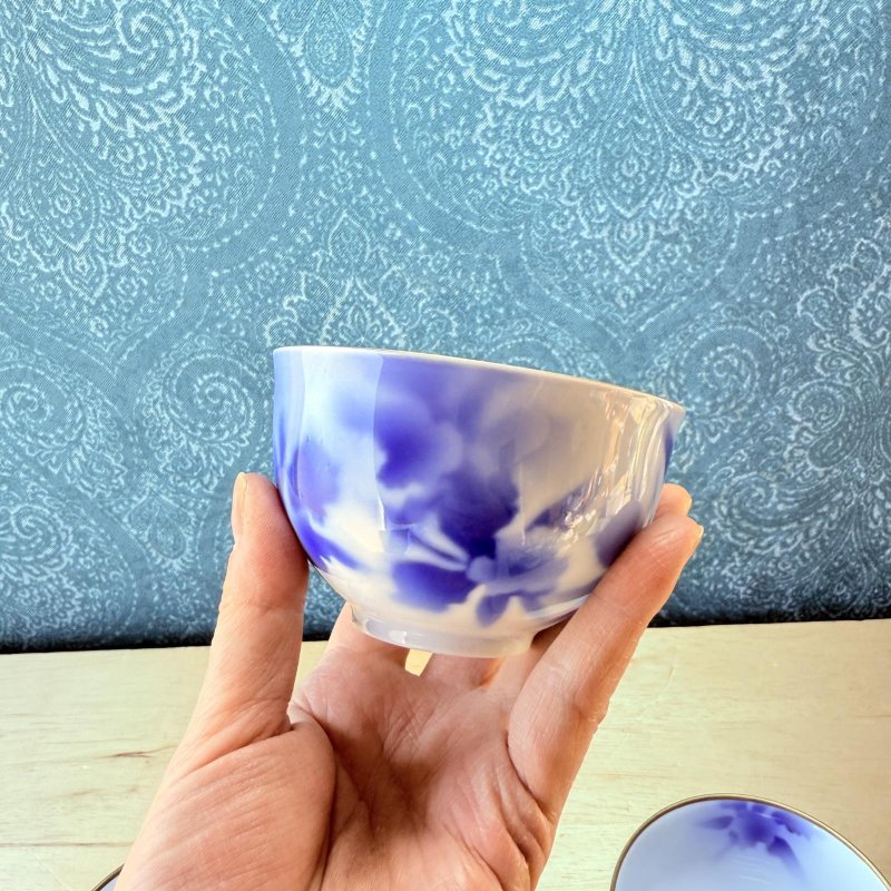 画像5: 深川製磁　湯飲み5客揃え　湯呑み茶碗　カトレア (5)