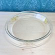 画像2: vintage　PYREX　パイレックス　ガラス製パイ皿　イエローフラワー (2)