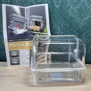 蝶印マスコットボックス フードケース 調味料収納ケース 花柄