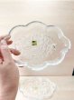 画像2: KAMEI　カメイガラス　花のデザインプレート　ガラス器　1枚 (2)