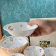 画像4: コレール　CORELLE　岩城硝子　サラダセット　プリティフルーツ　サラダボウルセット　籠付き (4)