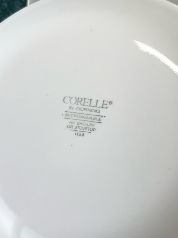 画像5: CORELLEコレールプレート皿　　ディナーやワンプレートに　22cm　1枚　紫花柄　B2 (5)