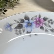 画像5: 花柄プレート皿　ピンクブルー　カレーシチューに。　2枚セット (5)
