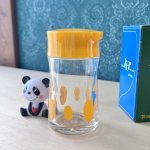 画像3: セブンプラスチック　トピア　モダンテーブルウェア　醤油差し　オレンジ　水玉　 (3)