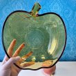 画像5: 佐々木ガラス　大きな大きなアンバーガラスのアップルガラス器　りんご (5)