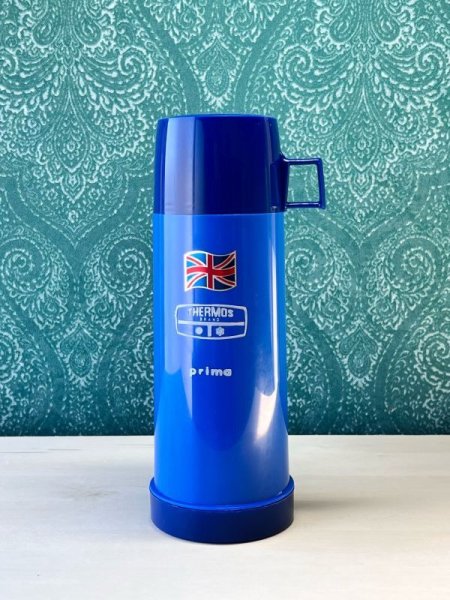 画像1: MADE　IN　England　サーモス　PRIMA　魔法瓶水筒　ブルー　ST169 (1)