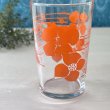 画像4: 佐々木ガラス　オレンジ　花柄　タンブラーグラス　 (4)
