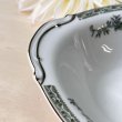 画像6: 純喫茶　とても美しいレモン型カレーシチュー皿　ブルーローズ　花柄 (6)