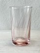 画像1: ピンクガラスのグラス　モールガラス　1個　GL301 (1)