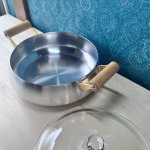 画像8: HACHIハチウェア　見える見えるお料理が見える！ガラス蓋アルミ両手鍋　woodyseries　26cm (8)