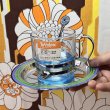 画像11: TOYOREX　東洋ガラス　ホルダー付き耐熱ガラスカップ&ソーサー　スプーン付き　レトロポップ　 (11)