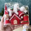 画像3: 昭和レトロなクリスマスオーナメントセット　天使　白馬　雪だるま　スノー　ハウスなど (3)