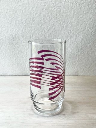 ガラス昭和40年代のグラス　レトログラス　サイケデリック