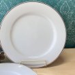 画像2: 純喫茶　maruto　china　白いプレート皿20.5cm　金縁　オムライスに　2枚　3枚　各種 (2)