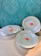 画像2: charm ware チャームウェア　スープ皿とスープポットのセット　カレー皿にも　パール花柄　オレンジ系　vintage (2)
