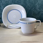 画像6: NORITAKE　ノリタケバーサトーン　ブルーラインカップ＆ソーサー　N68 (6)