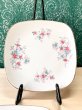 画像2: NISSEI china ミニ薔薇の角皿　陶器　2枚セット　 (2)
