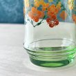 画像2: ADERIAアデリア　グリーンガラス　梅の花グラス　 (2)