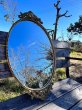画像4: ファッションミラー　壁掛け鏡　レトロ　vintage　antique　楕円形　 (4)