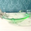 画像5: グリーンガラス　楓　葉　ガラス皿　各枚数 (5)