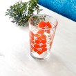 画像6: 佐々木ガラス　オレンジ　花柄　タンブラーグラス　 (6)