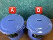 画像8: ヤマタカ　ミリオンポット　ブルーホーローキャニスター　蓋付き保存容器　琺瑯製 (8)