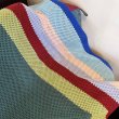画像7: レトロポップ！当時物vintageなモチーフ編み大判カバー　マルチカラー (7)