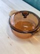 画像3: CORNING　FRANCE　コーニングフランス　耐熱ガラス鍋　キャセロール　ブラウン　16cm (3)