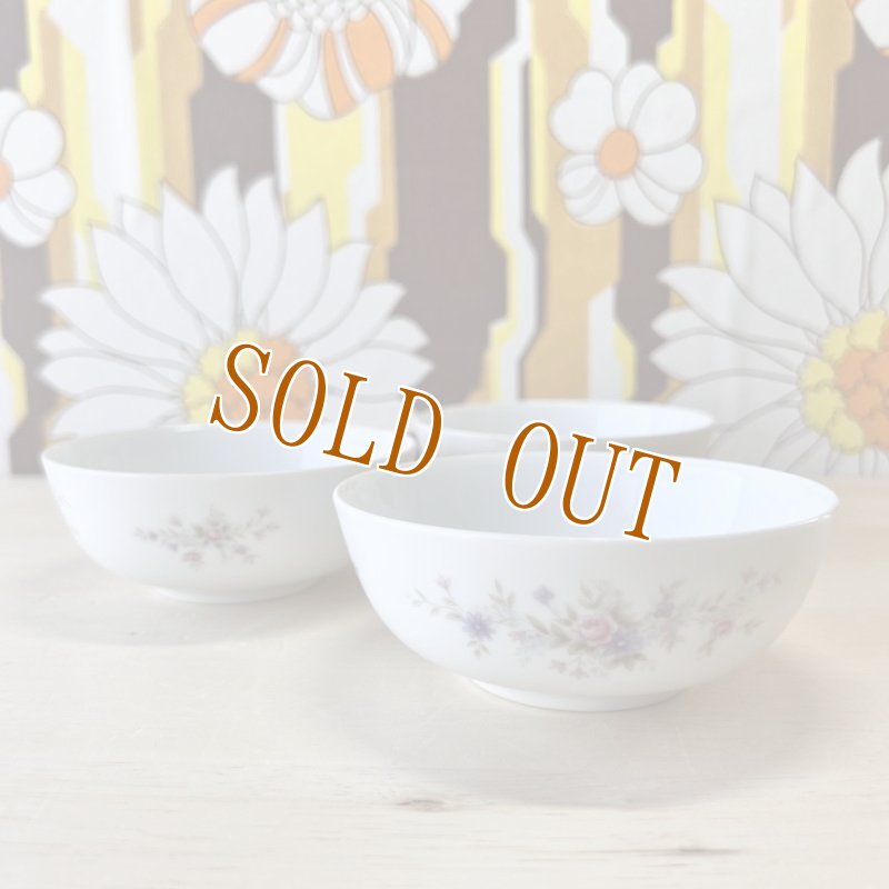 画像1: NORITAKE　ノリタケ　日本陶器会社　かおり　小鉢　2個　3個　花柄　各種　vintage (1)