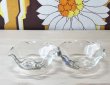 画像2: フリル　ガラスの小鉢　2個セット　花柄 (2)