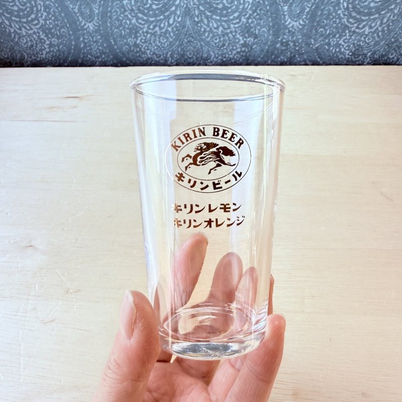画像3: キリンビールノベルティグラス　金ラベル　金プリントコップ　キリンレモンキリンオレンジ　163ml (3)