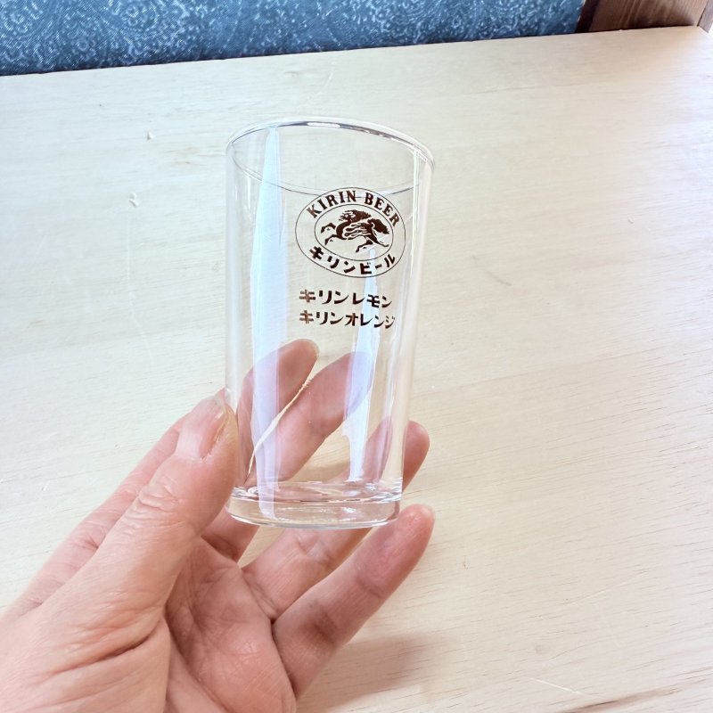 画像6: キリンビールノベルティグラス　金ラベル　金プリントコップ　キリンレモンキリンオレンジ　163ml (6)