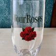 画像4: フォアローゼス　Four Roses　ノベルティグラス　大　足付きグラス　ローズ (4)