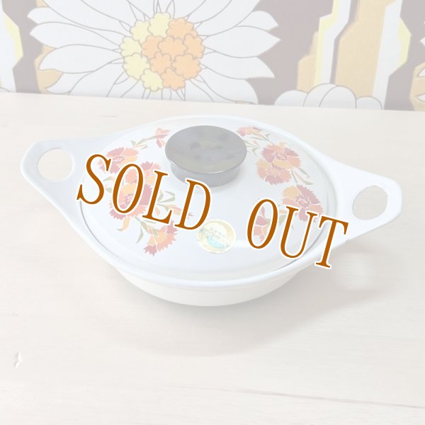 ホーロー鍋 ラーメン鍋 花柄 ホーロー鍋 ラーメン鍋 花柄