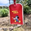 画像3: ミッキーマウス　mickeys mailman 上履き入れ　シューズバッグ　レッド　 (3)